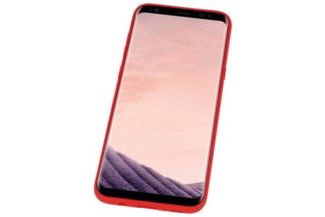 BAOHU Hardcase Hoesje - Hoesje Geschikt voor Samsung Galaxy S8 Plus Rood