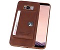 Hardcase Hoesje voor Samsung Galaxy S8 Plus Bruin