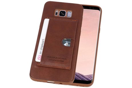 Hardcase Hoesje voor Samsung Galaxy S8 Plus Bruin