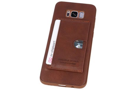 Hardcase Hoesje voor Samsung Galaxy S8 Plus Bruin