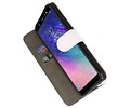 Samsung Galaxy A6 Plus 2018 Hoesje Kaarthouder Book Case Telefoonhoesje Wit