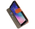 Samsung Galaxy A6 Plus 2018 Hoesje Kaarthouder Book Case Telefoonhoesje Bruin