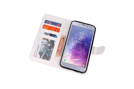 BAOHU Hondje Bookstyle Hoesje Geschikt voor Samsung Galaxy J4 2018