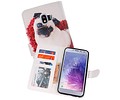 BAOHU Hondje Bookstyle Hoesje Geschikt voor Samsung Galaxy J4 2018