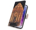 BAOHU Temple 2 Bookstyle Hoesje Geschikt voor Samsung Galaxy J4 2018