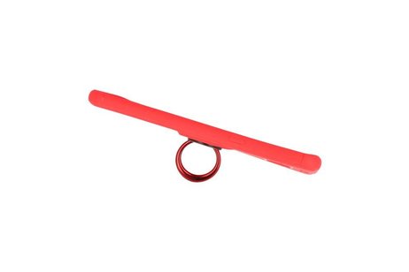 BAOHU Softcase Telefoonhoesje - Geschikt voor Samsung Galaxy S8 Hoesje met Ring Houder Rood