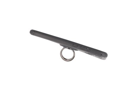 BAOHU Softcase Telefoonhoesje - Geschikt voor Huawei P20 Lite Hoesje met Ring Houder Zwart