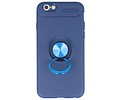 Softcase voor iPhone 6 Hoesje met Ring Houder Navy