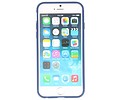 BAOHU Softcase Telefoonhoesje - Geschikt voor iPhone 6 Hoesje met Ring Houder Navy