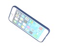 BAOHU Softcase Telefoonhoesje - Geschikt voor iPhone 6 Hoesje met Ring Houder Navy