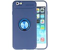 Softcase voor iPhone 6 Hoesje met Ring Houder Navy