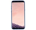 BAOHU Softcase Telefoonhoesje - Geschikt voor Samsung Galaxy S8 Plus Hoesje met Ring Houder Navy
