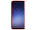 Softcase voor Galaxy S9 Plus Hoesje met Ring Houder Rood