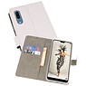 BAOHU Huawei P20 Hoesje Kaarthouder Book Case Telefoonhoesje Wit