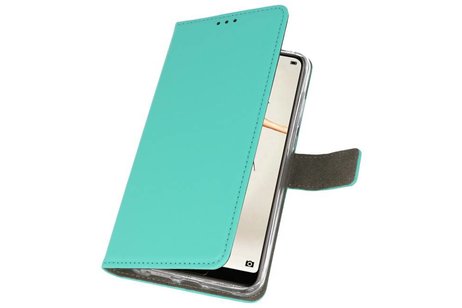 BAOHU Hoesje Geschikt voor de Huawei P20 - Kaarthouder Book Case Telefoonhoesje - Groen