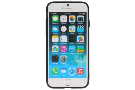 BAOHU Prinses Borduurwerk - Hoesje Geschikt voor iPhone 8 / 7  Hoesje Rood