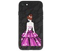 Prinses Borduurwerk iPhone 8 / 7 Hoesje Zwart