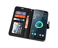 BAOHU Wallet Cases Hoesje Geschikt voor HTC Desire 12 Plus - Zwart