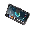 BAOHU Wallet Cases Hoesje Geschikt voor HTC Desire 12 Plus - Zwart