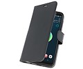 BAOHU Wallet Cases Hoesje Geschikt voor HTC Desire 12 Plus - Zwart