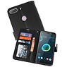 BAOHU Wallet Cases Hoesje voor HTC Desire 12 Plus Zwart