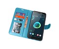 BAOHU Wallet Cases Hoesje Geschikt voor HTC Desire 12 Plus - Turquoise