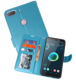 BAOHU Wallet Cases Hoesje voor HTC Desire 12 Plus Turquoise