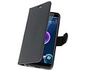 BAOHU Wallet Cases Hoesje Geschikt voor HTC Desire 12 - Zwart
