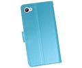 BAOHU Wallet Cases Hoesje Geschikt voor HTC Desire 12 - Turquoise