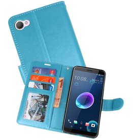 BAOHU Wallet Cases Hoesje voor HTC Desire 12 Turquoise