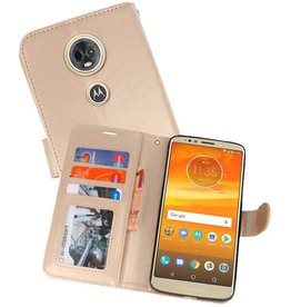 BAOHU Wallet Cases Hoesje voor Moto E5 Plus Goud