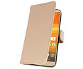 BAOHU Wallet Cases Hoesje Geschikt voor Moto E5 Plus Goud