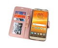 Wallet Cases Hoesje voor Moto E5 Plus Roze