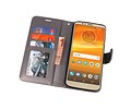 BAOHU Wallet Cases Hoesje Geschikt voor Moto E5 Plus Grijs
