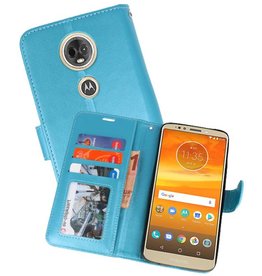 BAOHU Wallet Cases Hoesje voor Moto E5 Plus Turquoise
