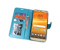 BAOHU Wallet Cases Hoesje Geschikt voor Moto E5 Plus Turquoise