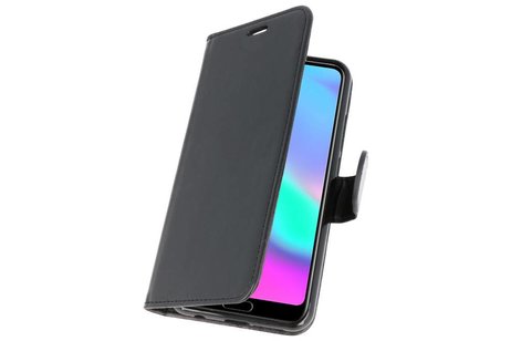 BAOHU Wallet Cases Hoesje Geschikt voor Honor 10 Zwart