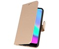 BAOHU Wallet Cases Hoesje Geschikt voor Honor 10 Goud