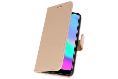 Wallet Cases Hoesje voor Honor 10 Goud