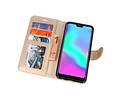 Wallet Cases Hoesje voor Honor 10 Goud