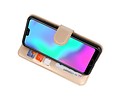 BAOHU Wallet Cases Hoesje Geschikt voor Honor 10 Goud