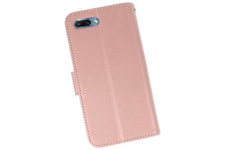 BAOHU Wallet Cases Hoesje Geschikt voor Honor 10 Roze