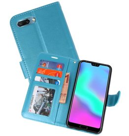 BAOHU Wallet Cases Hoesje voor Honor 10 Turquoise