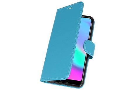 BAOHU Wallet Cases Hoesje Geschikt voor Honor 10 Turquoise