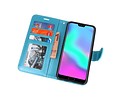 BAOHU Wallet Cases Hoesje Geschikt voor Honor 10 Turquoise