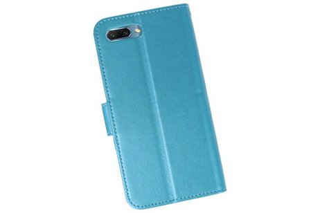 BAOHU Wallet Cases Hoesje Geschikt voor Honor 10 Turquoise
