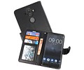 BAOHU Wallet Cases Hoesje Geschikt voor Nokia 8 Sirocco Zwart