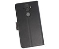 BAOHU Wallet Cases Hoesje Geschikt voor Nokia 8 Sirocco Zwart