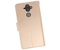 BAOHU Wallet Cases Hoesje Geschikt voor Nokia 8 Sirocco Goud