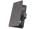 BAOHU Wallet Cases Hoesje Geschikt voor Nokia 8 Sirocco Grijs